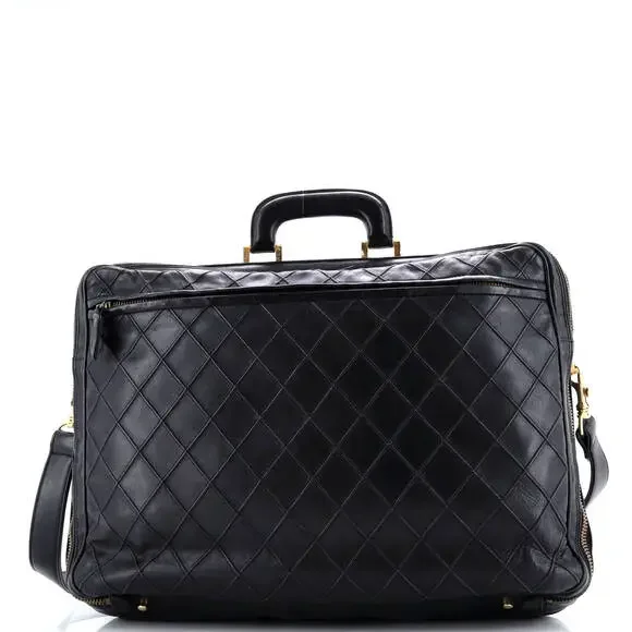 Chanel Vintage Diamond Stitch Weekender #220179C18B - Picture 3 of 7